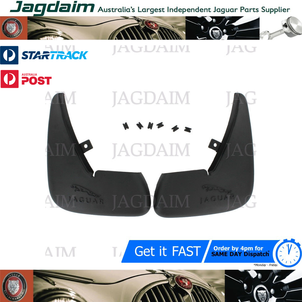 57-1128.jpg New Jaguar S-Type Rear Mudflaps XR847311 - Image 1