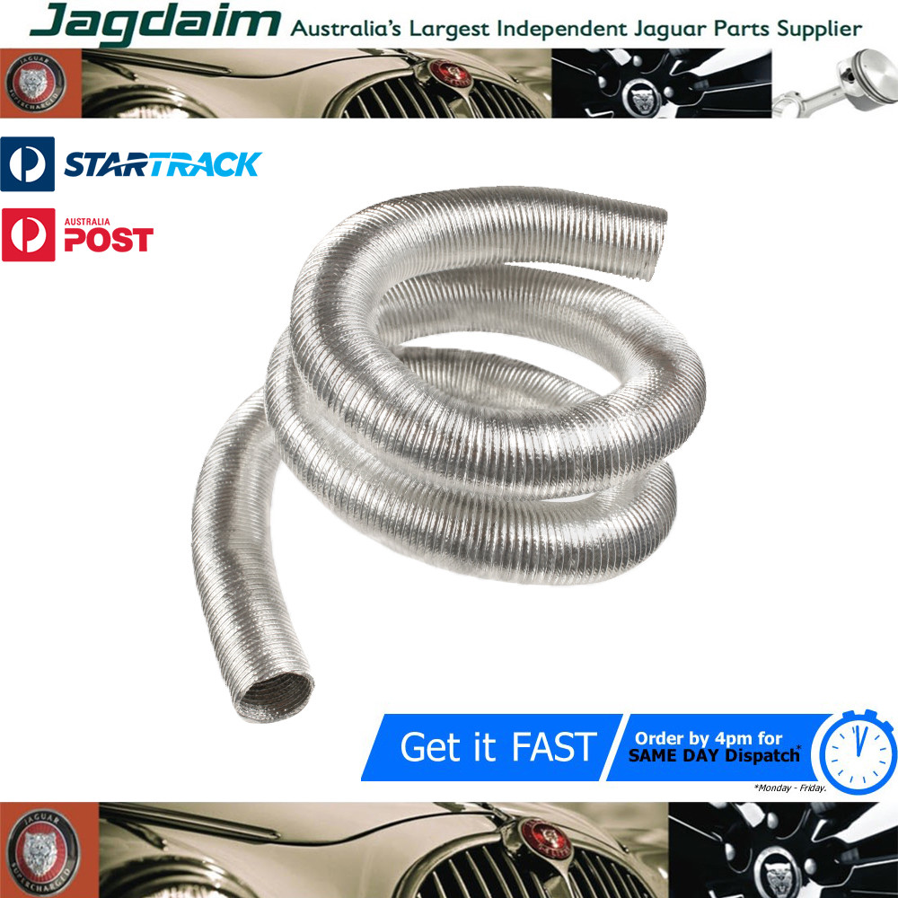 57-1168.jpg New Jaguar E-Type Mk XK Engine Flexible Breather Hose Pipe C2485/1 - Image 1