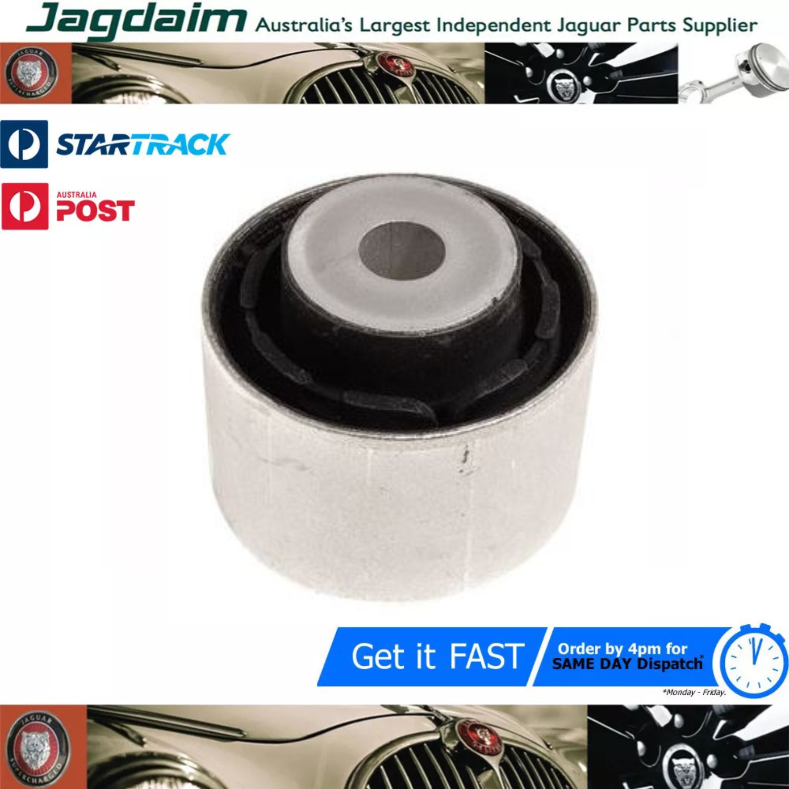 57-126.png New Jaguar Front Lower Wishbone Bush S Type X350 C2C4437 - Image 1