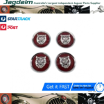 New Jaguar Badge Hubcap Siver And Ruby X300 X308 XJS XK8 CAR SET  MNA6249EA