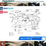 New Jaguar XJ XJ6 S3 Roof Head Lining Clip Screw BAC1824