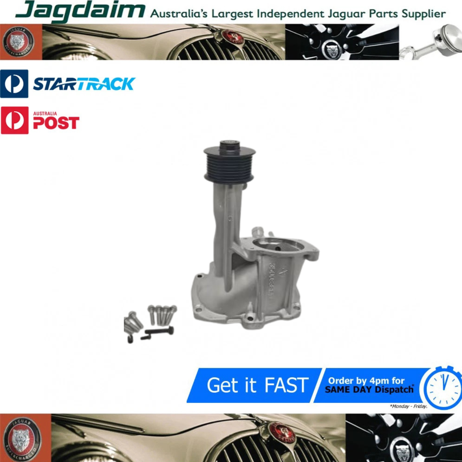 57-152.png New Jaguar Supercharger Snout Repair Kit 3.0 Land Rover Jaguar C2D53104 - Image 1