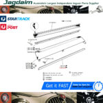 New Jaguar XJ Front Door Mould Retainer Left Hand BAC1535