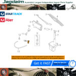 New Jaguar XJ Wiper Washer Windshield Hose Swivel Clip KDP205100