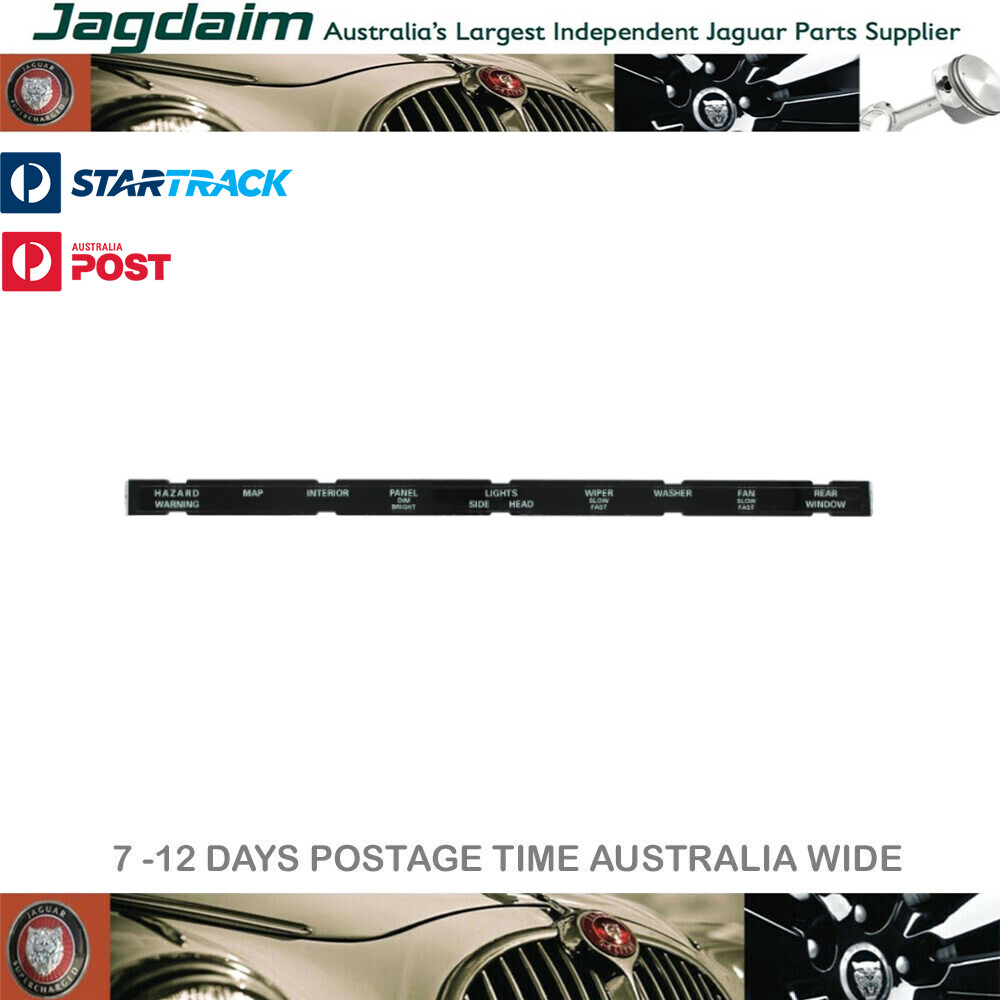 57-2253.jpg New Jaguar Dash Legend / Switch Indicator Strip with Heated Rear Window C28582 - Image 1