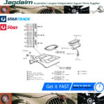 New Jaguar XJ XJ6 S3 Console Insert Without Sliding Roof BAC1789