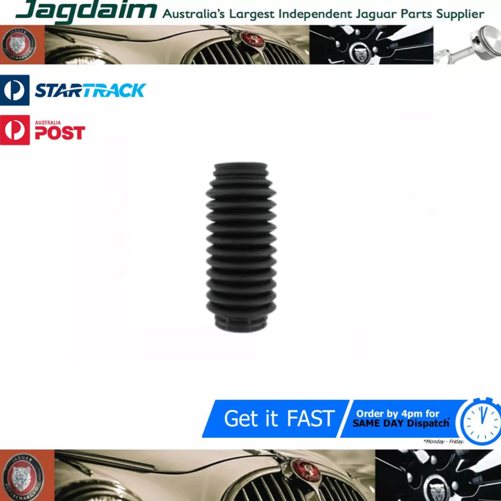 57-257.png New Jaguar Shock Absorber Gaiter Front X Type C2S2407 - Image 1