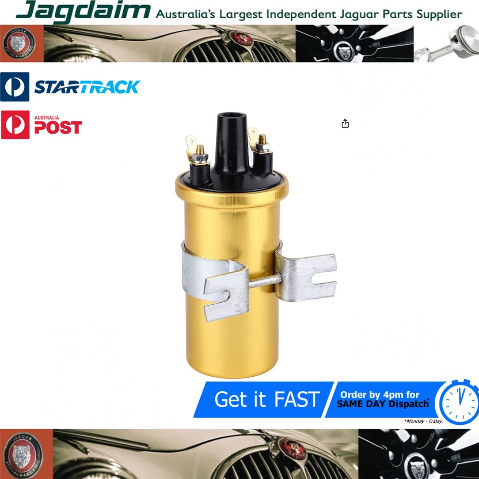 57-267.png New Jaguar Coil High Performance Standard Sports Ignition Coil DLB105 - Image 1