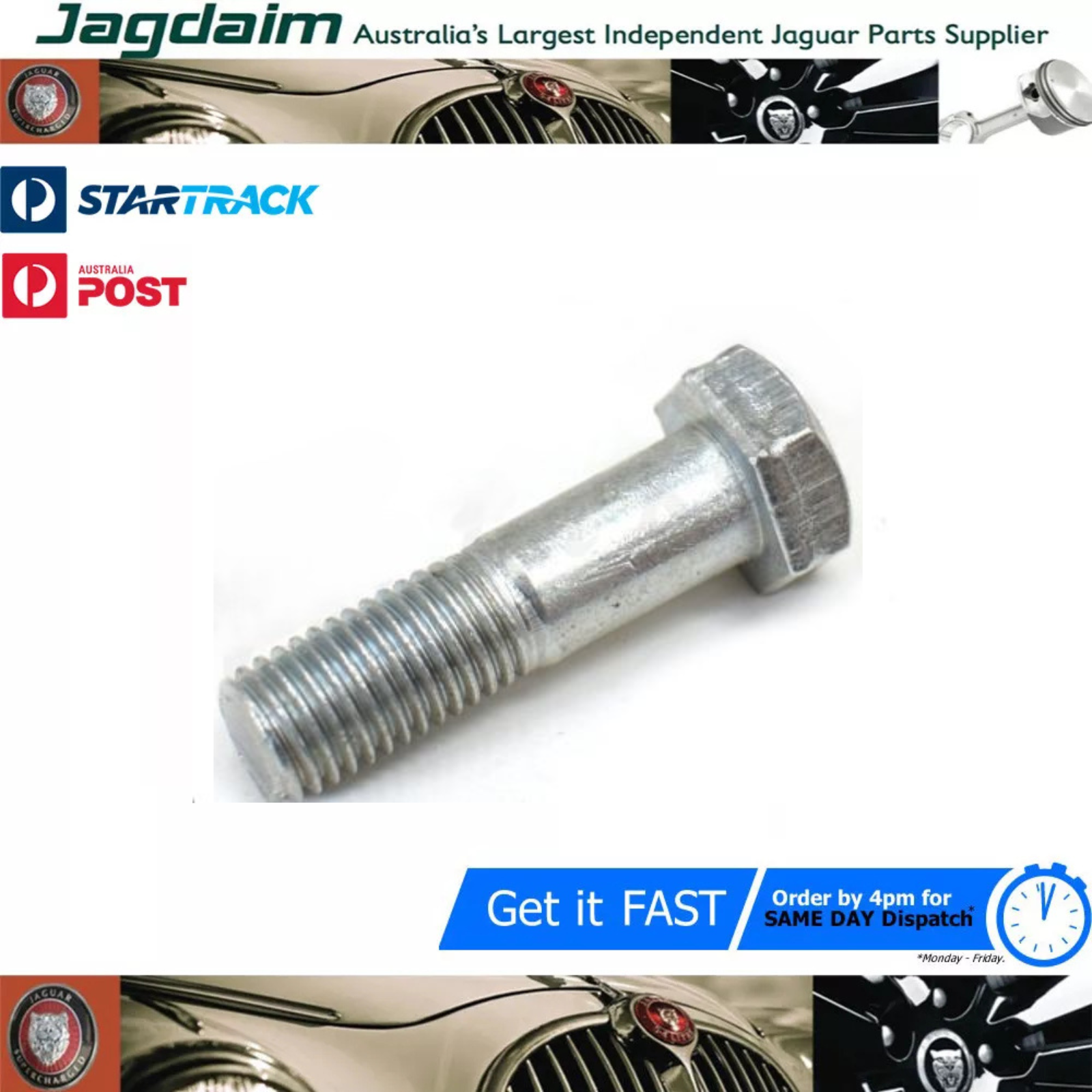 57-309.png New Jaguar Ball Joint Bolt Lower C15344* - Image 1
