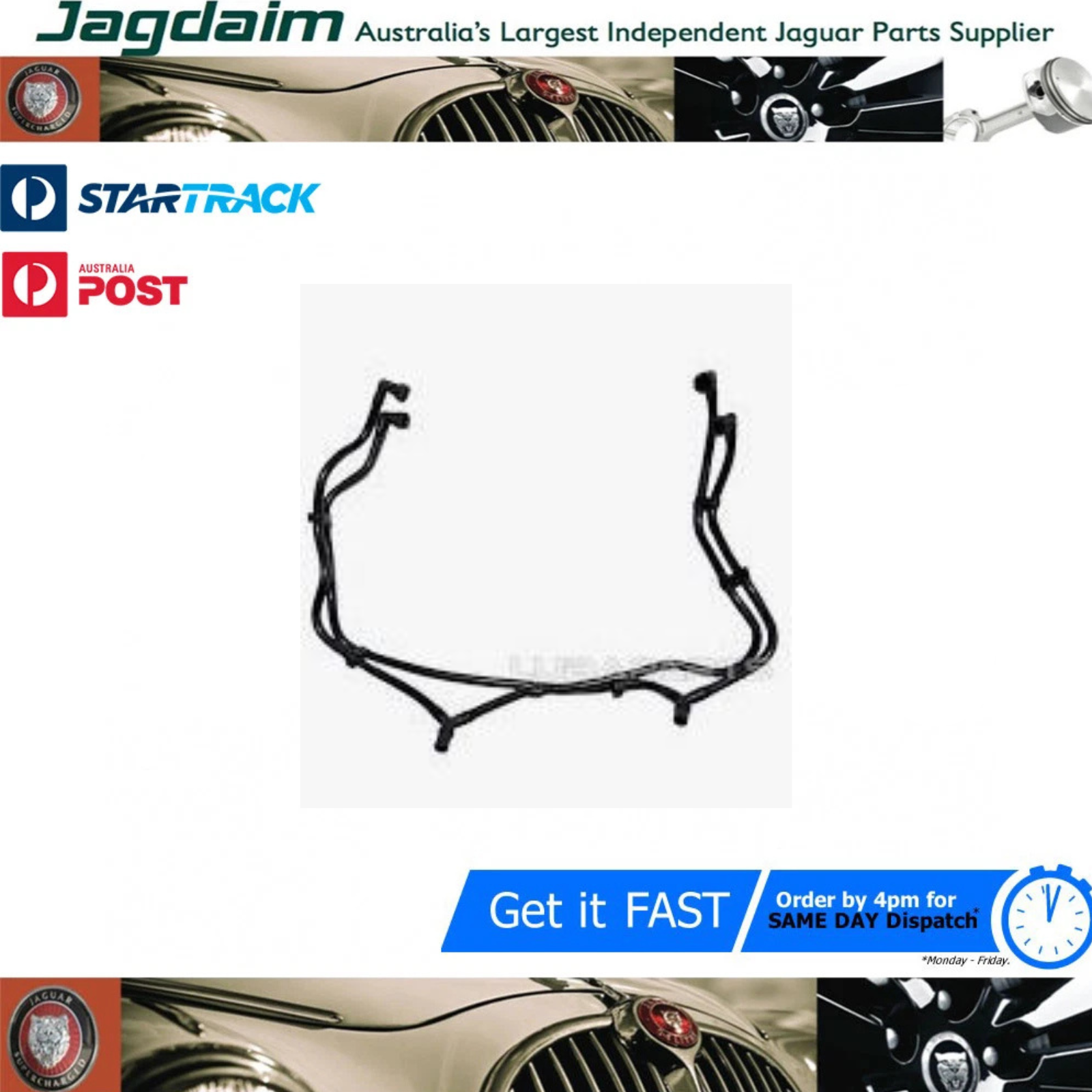 57-313.png New Jaguar Cooling Systems Return Hose Suitable for Jaguar XF XJ 2010 C2D23749 - Image 1