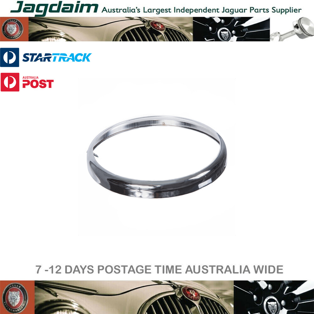 57-3547.jpg New Jaguar Outer Headlamp Chrome Rim 6512* - Image 1
