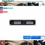 New Jaguar E-Type Chassis Plate CP372