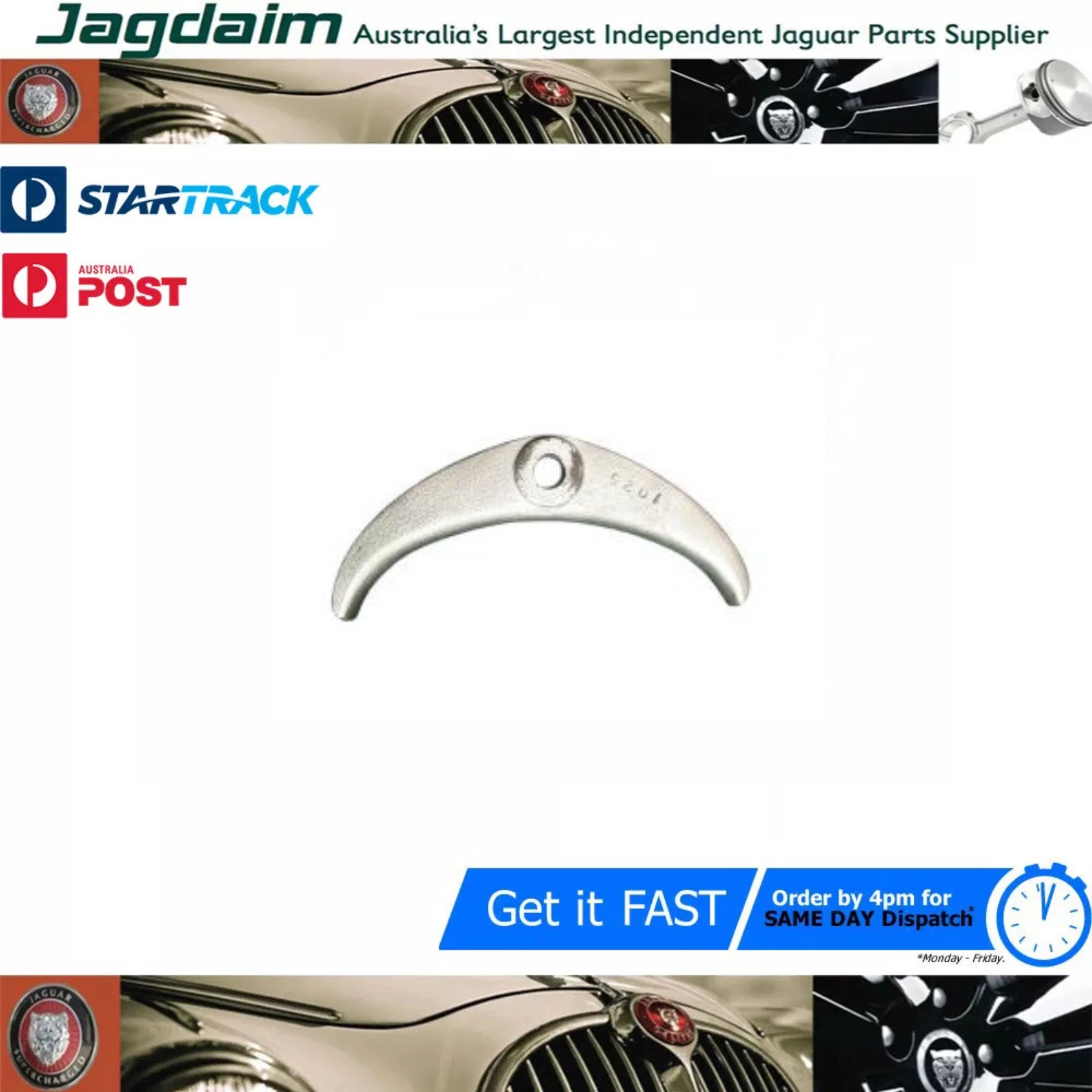 57-361.png New Jaguar Hanbrake Cable Compensator XK12 XK140 XK150 MK7 C3274/1 - Image 1