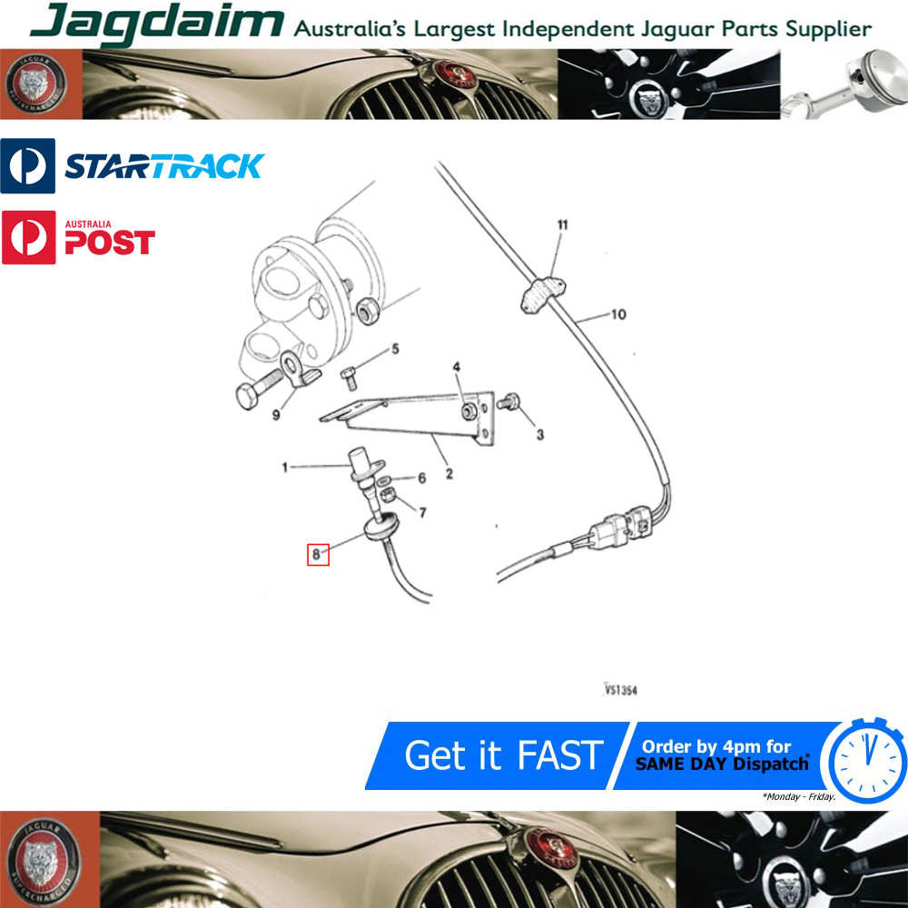 57-3635.jpg New Jaguar XJS S3 Series 3 Grommet C32341 - Image 1