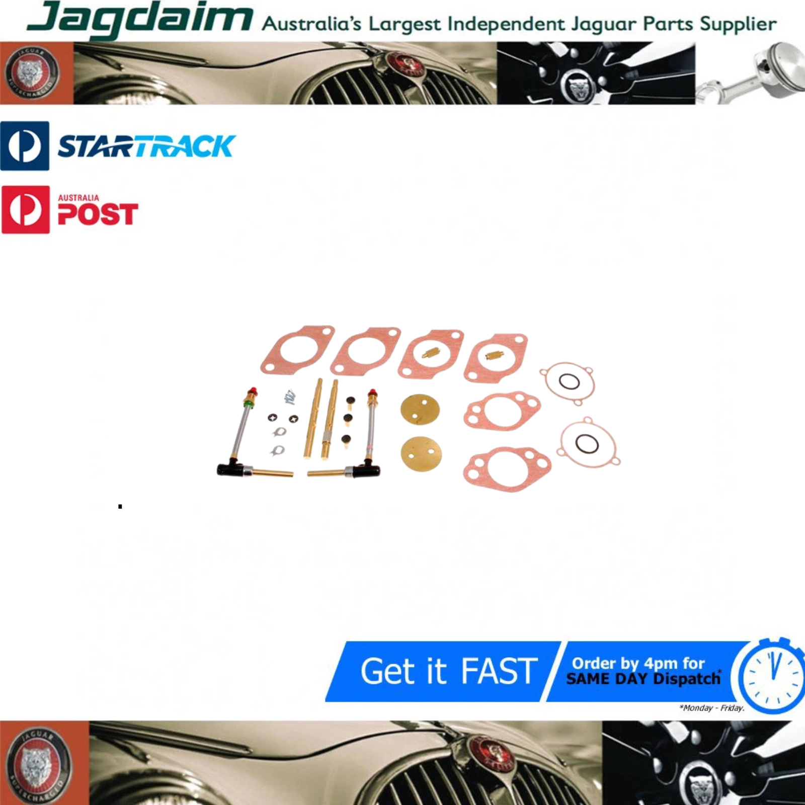 57-391.png New Jaguar Carburettor Rebuild Kit HS4/6 PAIR CRK254 - Image 1