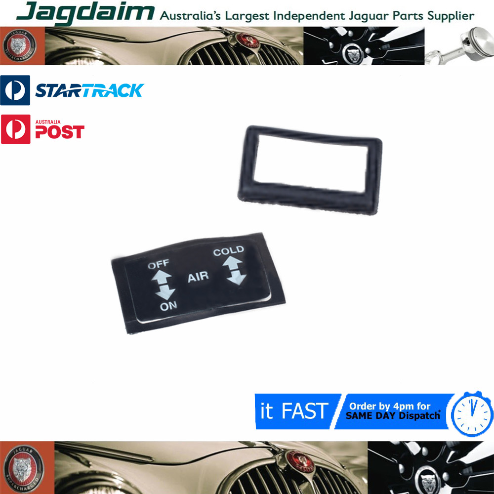 57-433.jpg New Jaguar E-Type S3 Heater Decal Only JS230DECAL - Image 1