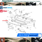 New Jaguar XK XK8 Front Bumper Grill Cover Fir Tree Clip KTC100018 BBC7525LEG