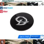 New Jaguar Hub Cap Centre Badge Black/Silver Daimler "D" Logo  47.4 mm  CBC4515*