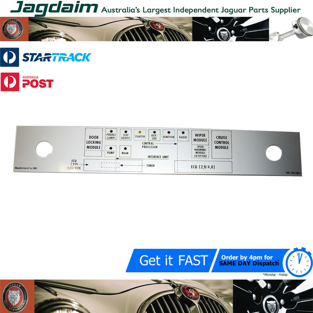 57-4438.jpg New Jaguar XJ40 Scuttle Decal DBC5745 - Image 1