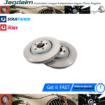 New Jaguar XK S-Type XF XJ Front Disc Brake Rotor 326mm Pair Set C2C25336