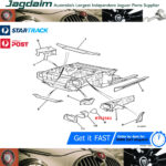 New Jaguar XJS Filler Panel Lh Back Plate RTC1562
