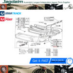 New Jaguar Daimler XJ6 S2 LH Indicator Lamp Lens AAU9835 JS743