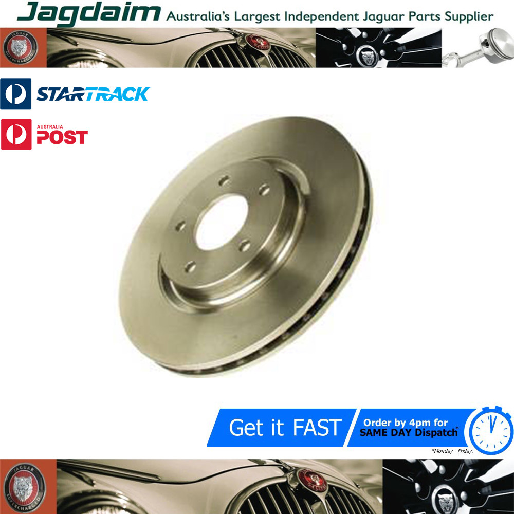 57-4839.jpg New Jaguar XJ8 XJR XK8 XKR X308 Front Brake Disc Rotor Pair Set Kit JLM20617 - Image 1