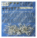 New Jaguar Daimler Mark 2 & V8 Chrome Body Moulding Clip Set MLD001K SBS1271FK - Image 3