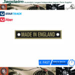 New Jaguar E-Type Made In England Plaque B209 SBS1021