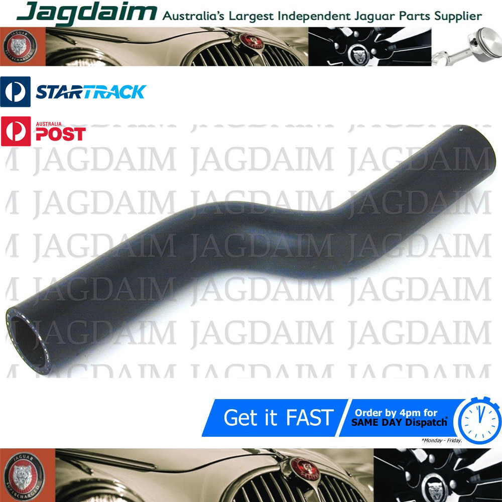 57-4930.jpg New Jaguar E-Type XKE 4.2 Radiator Coolant Hose Upper C28163 - Image 1
