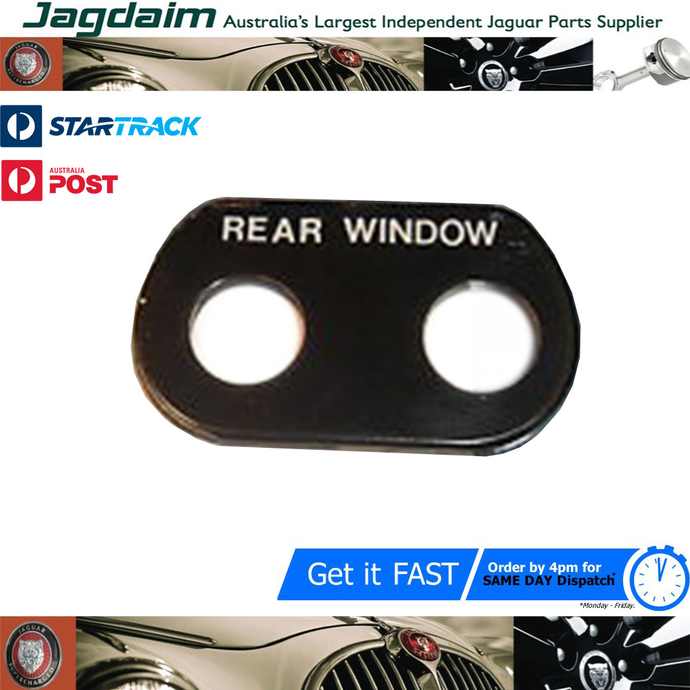 57-4952.jpg New Jaguar MK10 Daimler V8 420 S-Type MK2 Escutcheon Heated Rear Window C25883 - Image 1