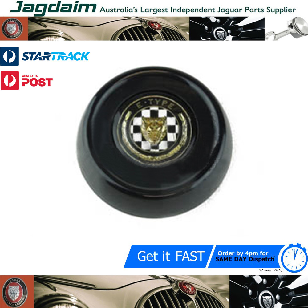 57-5043.jpg New Jaguar E-Type Hubcap Badge C31213 - Image 1