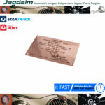 New Jaguar XK120 132 MPH Dashboard Plaque ID0023