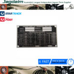 New Jaguar E-Type Chassis Plate ID0084