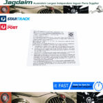 New Jaguar E-Type Emission Decal 1974 ID0010/74