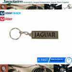 New Jaguar Keyring Key Ring Plaque Chrome