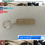 New Jaguar Keyring Key Ring Plaque Chrome - Image 3