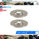 New Jaguar XJ6 XJS S3 Brake Disc Rotor Non Vented PAIR JLM731