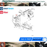 New Jaguar MK XJ12 XJ6 Hand Brake Lever Nut C19872