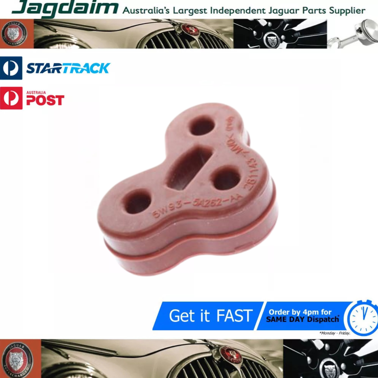 57-555.png New Jaguar Mount Exhaust Rear XF XJ 2010 C2C32948* - Image 1