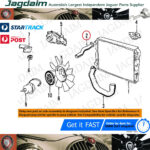 New Jaguar XJS XJ12 5.3 6.0 Upper Radiator Hose GRH587, C43267 - Image 2