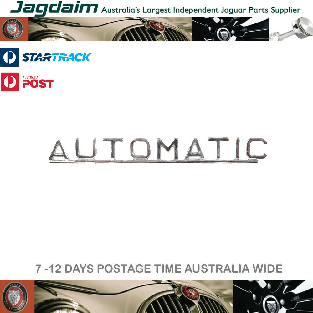 57-6111.jpg New Jaguar Automatic Boot Badge BD26763 - Image 1