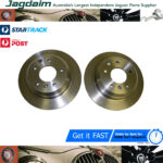 New Jaguar XJ40 XJ6 XJ12 XJS Rear Left & Right Brake Disc Rotor Pair JLM12424