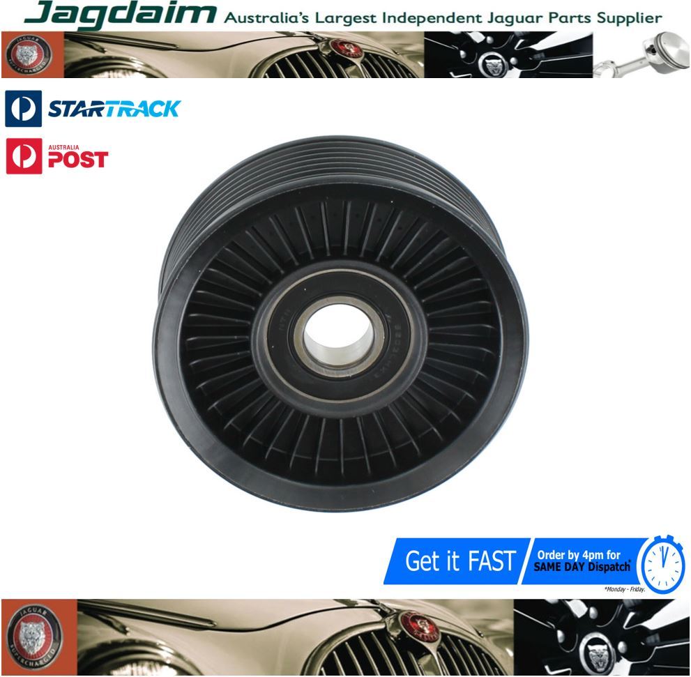 57-6317.jpg New Jaguar XJ XJ6 X300 XJR Supercharger Belt Idler Drive Pulley EBC11527 - Image 1