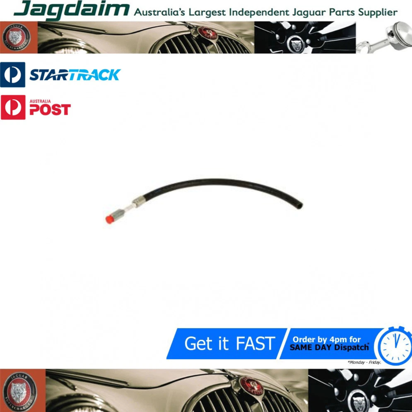 57-680.png New Jaguar Hose Power Str X300 Cooler To Res MNA3990AC* - Image 1