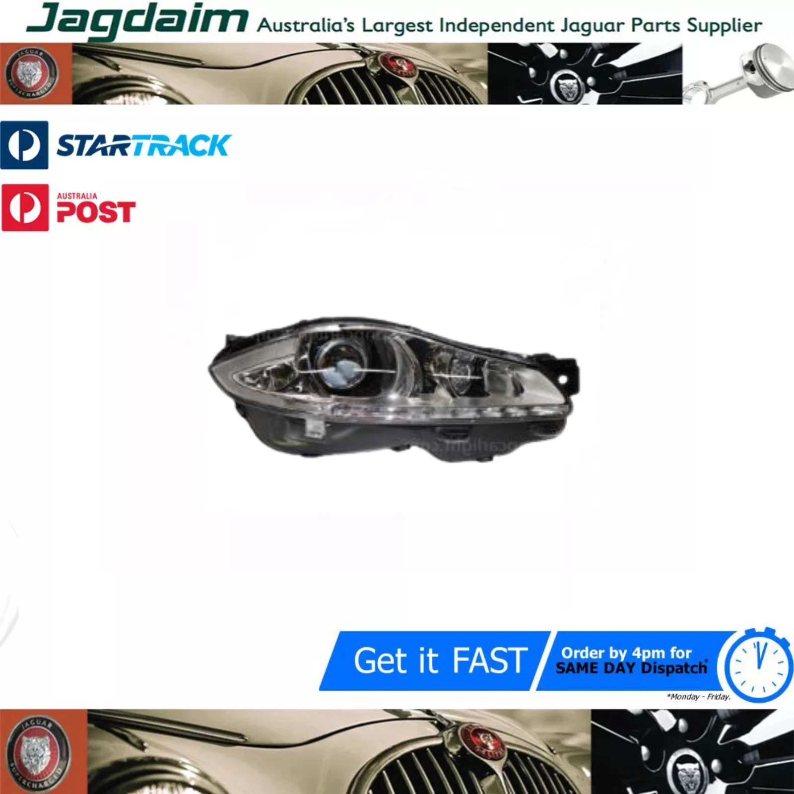 57-698.png New Jaguar H/Lamp Left BI - Xenon Headlamps XJ 2010 C2D28503 - Image 1