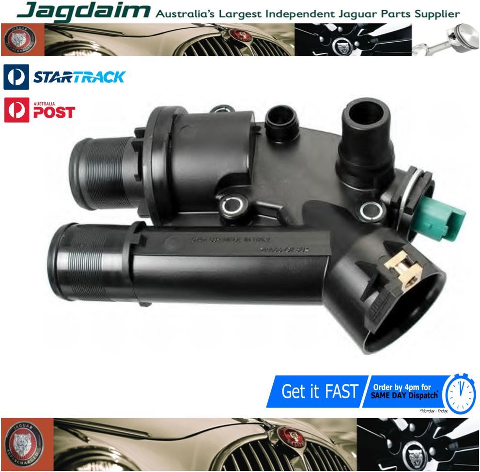 57-7510.jpg New Jaguar XF 2.2 Diesel Water Thermostat Housing Assembly C2S44028 - Image 1