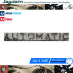 New Jaguar Daimler 10 3.8 V8 "Automatic" Chrome Boot Badge Mark BD26763