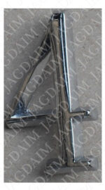 New Jaguar Daimler XJ6 Series 2 3.4 & 4.2 '4' Boot Badge BD46996 - Image 3