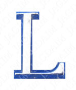 New Jaguar XJ6 XJ12 Series 1 2  'L' Chrome Boot Badge Long Wheel Base BD40964 - Image 2